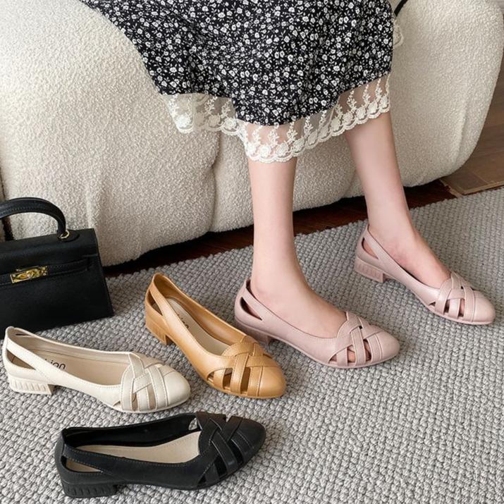 Тапочки Baotou женские модные летние домашние нескользящие босоножки на танкетке с рыбьим ртом для мам, женская обувь