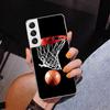 Basketball Basket Sports Phone Case For Samsung Galaxy S24 S25 Edge S26 Ultra S23 S22 S21 Plus S20 FE + Personalized Print Cover
