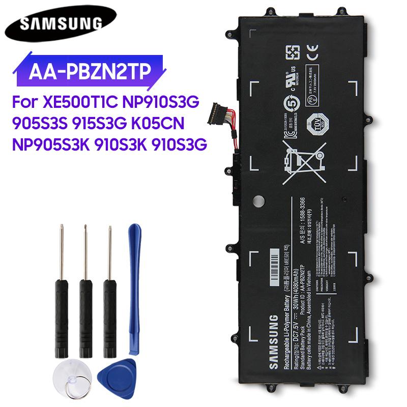 Original Replacement Battery AA-PBZN2TP For Samsung XE500T1C NP910S3G 905S3S 905S3G Series 915S3G NP905S3K NP910S3G 4080mAh
