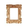 Golden Retro Photo Frame Decorative European Victorian Style Jewelry Decor Pictures Frames Home Ornaments Photography Background
