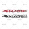 3D 4Matic Car Trunk Metal Badge Emblem For Rear Body Tailgate Accessories Adhesive Styling Badge for Mercedes Benz W205 W212