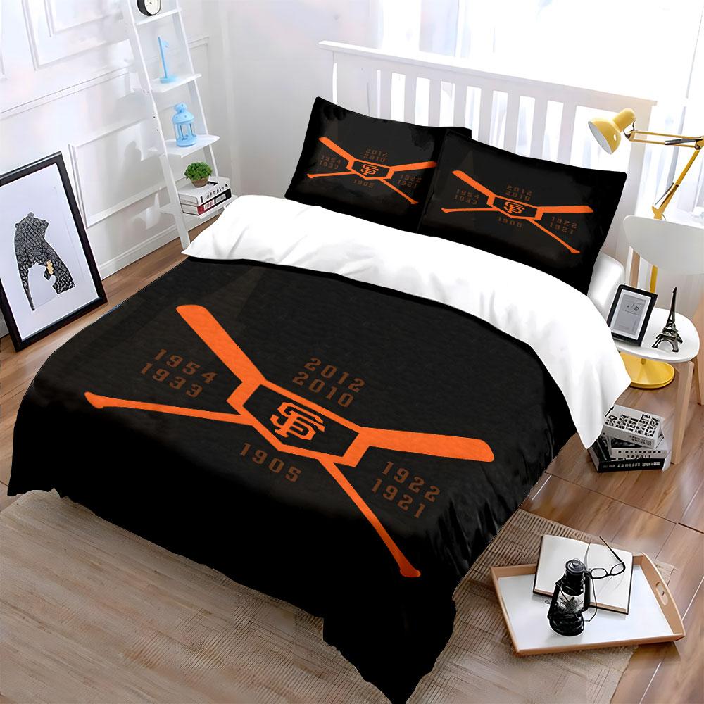 Baseball Theme with Crossed Bats Design Print Bedding Set Duvet Cover Pillowcases (1* Duvet Cover 2* Pillowcases Do Not Include Comforter)