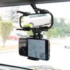 Универсальный держатель-подставка для зеркала заднего вида автомобиля, 360°, Подставка для поддержки мобильного телефона, Регулируемый держатель для GPS-навигатора и мобильного телефона в автомобиле, для iPhone