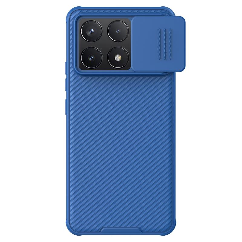 Чехол Nillkin CamShield Slim для Xiaomi Poco F6 Pro / F6 5G, Чехлы с защитой камеры, Слайдер, Защита объектива, Защитный чехол 360