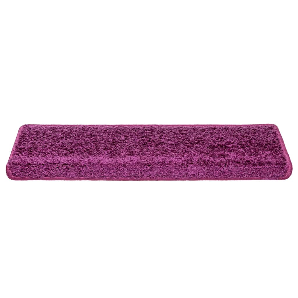 Step Mats 30 pcs. 65 x 21 x 4 cm Purple Rectangular Edge