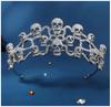 1pc Personalized Skull Crown Gothic Punk Accessory Suitable For Role-playing Party Gathering Festival Paired Unisex Tiaras Crown