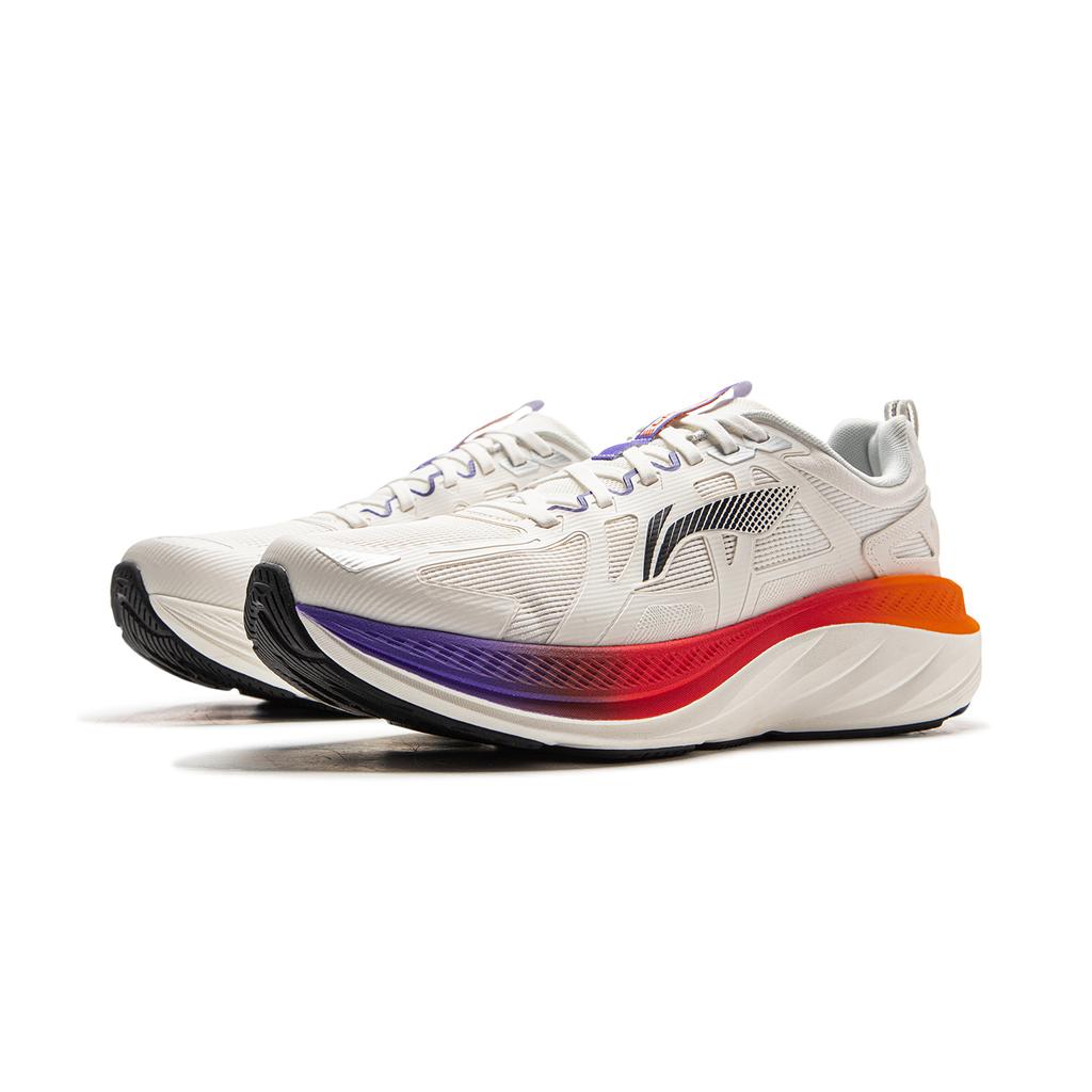 Li Ning Повседневные кроссовки для бега Мужские Низкие Mist White ARSV027-2
