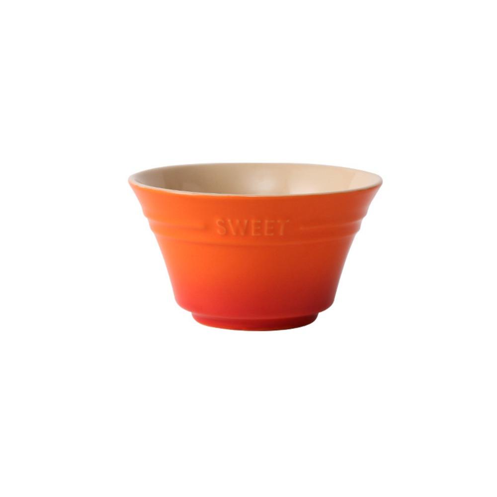 300 ML Gradient Color Ceramic Rice Bowl Nordic Style Dessert Bowl Fashion Ramen Bowl Soup