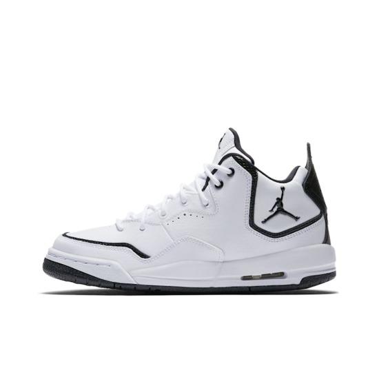 Кроссовки Air Jordan Courtside 23 GS Белые Черные Детские AR1002-100