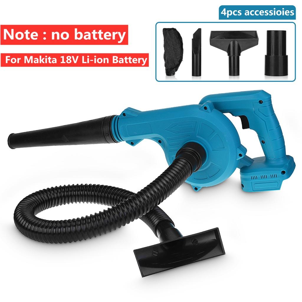 Аккумуляторная электрическая воздуходувка-пылесос для уборки листьев и пыли с компьютера, 18 В, с аккумулятором 19800 мАч