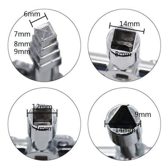 Многофункциональный универсальный электрический шкаф Треугольный квадратный крестообразный ключ