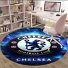 1pc C-Chelsea  Carpet, Round Rug, Comfortable, Suitable for Entryways, Living Rooms, Office, And Bedrooms, Christmas Decoration