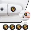 AABKW1 4PCS 20mm Car Door Lock Eye Sticker Protect Against Dirt Stickers For Porsche 911 Cayenne Carrera 928 Panamera Boxster Macan 918