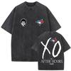 The Weeknd XO Tour Винтажная стираная футболка Унисекс Женская Поп-музыка Футболки с коротким рукавом Рэп Хип-хоп Готический FeУнисекс Унисекс Одежда