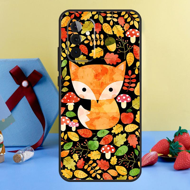 Осенние Листья Лиса Чехол Для Samsung Galaxy A36 A56 A26 A16 A06 A13 A33 A53 A15 A35 A55 A34 A54 A12 A32 A52 A17