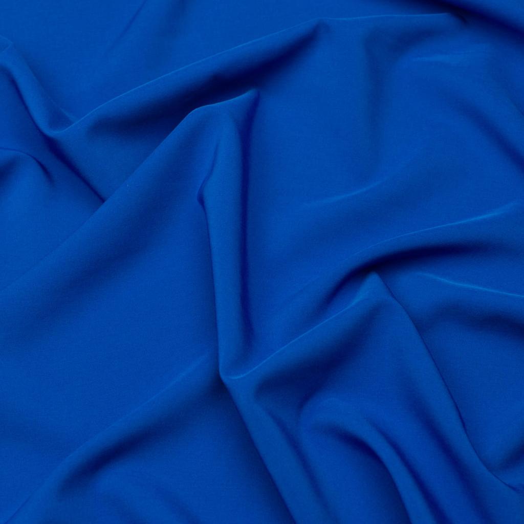 Cornflower blue silk fabric