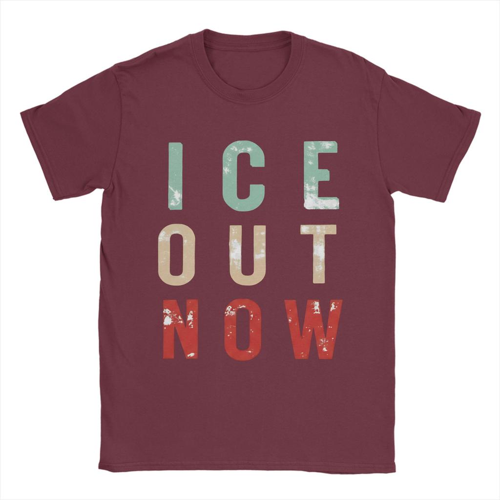IceOut T Shirt Beach Harajuku TShirts Unisexs 100 Cotton ONeck Oversize Clothing ShortSleeved Awesome Tops