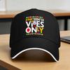 Летняя повседневная бейсболка Juneteenth Vibes Only 1865 Афроамериканская для активного отдыха и спорта Кепка-тракер для мужчин Взрослый Snapback