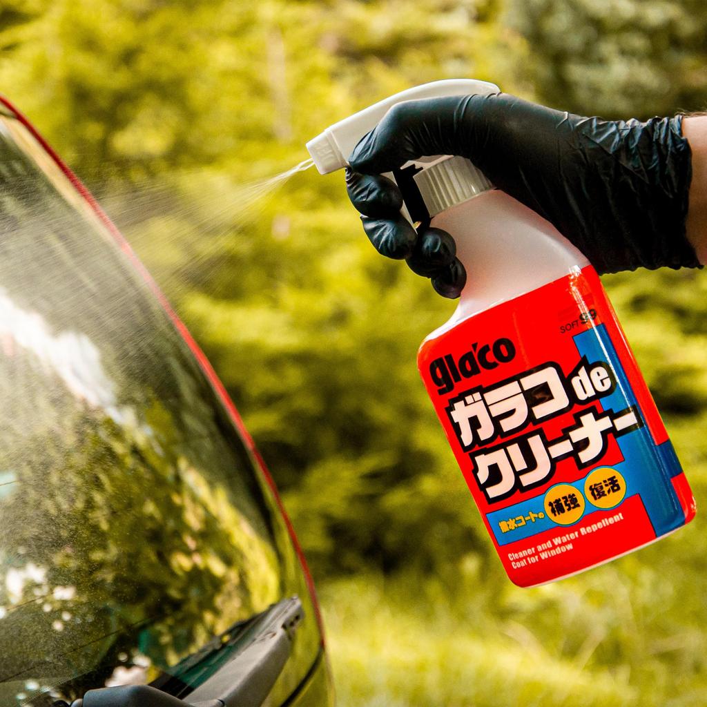Soft 99 glaco водоотталкивающее средство glaco de cleaner 400 мл для мытья автомобильных и жилых окон и стекол водоотталкивающее средство 04111 (СОФТ99)