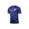 Nike Dri-FIT Хорватия Национальная команда Тренировочная Спортивная Быстросохнущая Дышащая Ткань Короткий Рукав Мужская Синяя CD2576-452