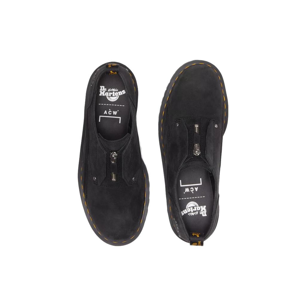 A-Cold-Wall* x Dr. Martens 1461 Bex Onyx Унисекс Кроссовки Черный Черный-Фрезерованный-Нубук 31369001