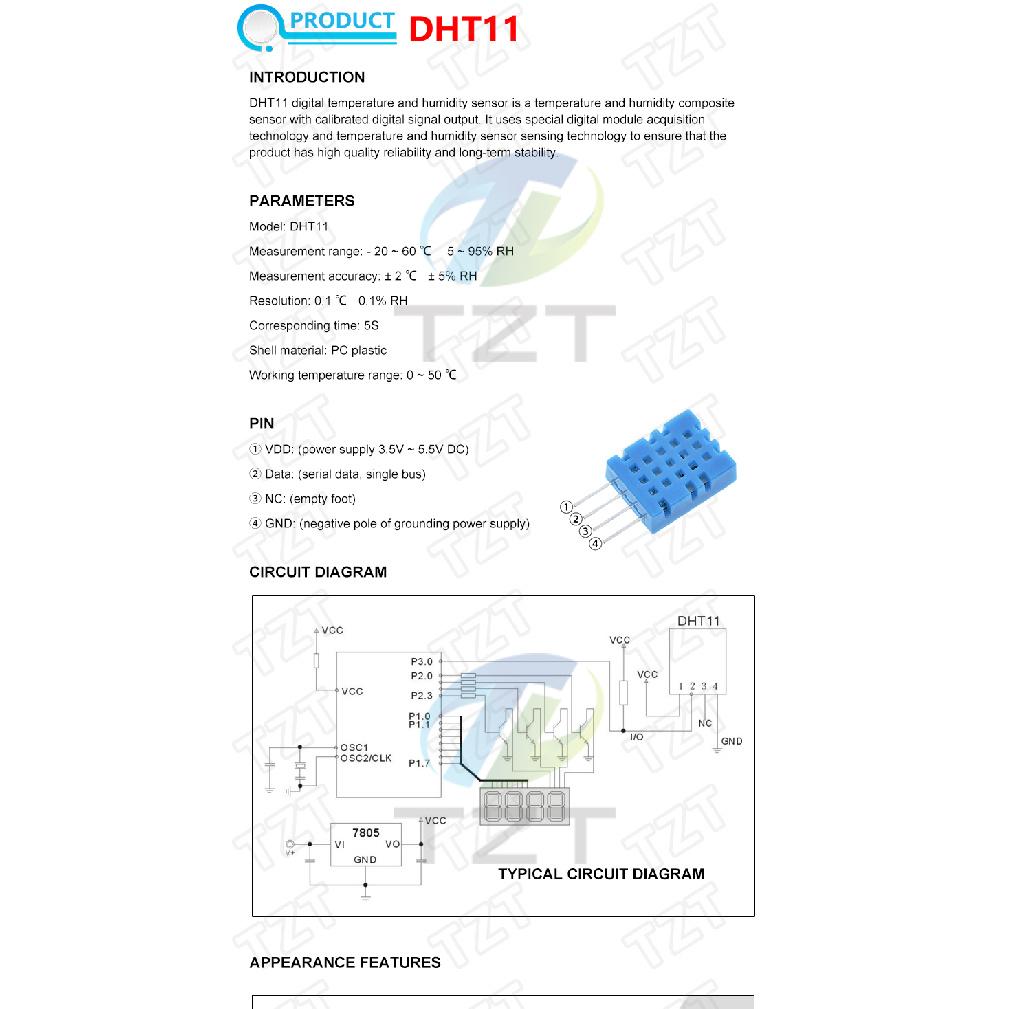DHT22 AM2302 DHT11/DHT12 AM2320 AM2120 Digital Temperature Humidity Sensors Module Board For Arduino High Precision 4pin Replacement Sensors2
