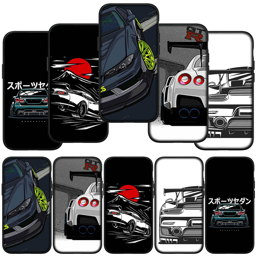 Phone Case for Samsung Galaxy S25 S23 S22 S24 Ultra FE A05 A06 A15 A16 A36 A37 A35 A54 A55 A56 A57 A25 A26 A53 A17 Supercar Anime Super Car Cool Cover