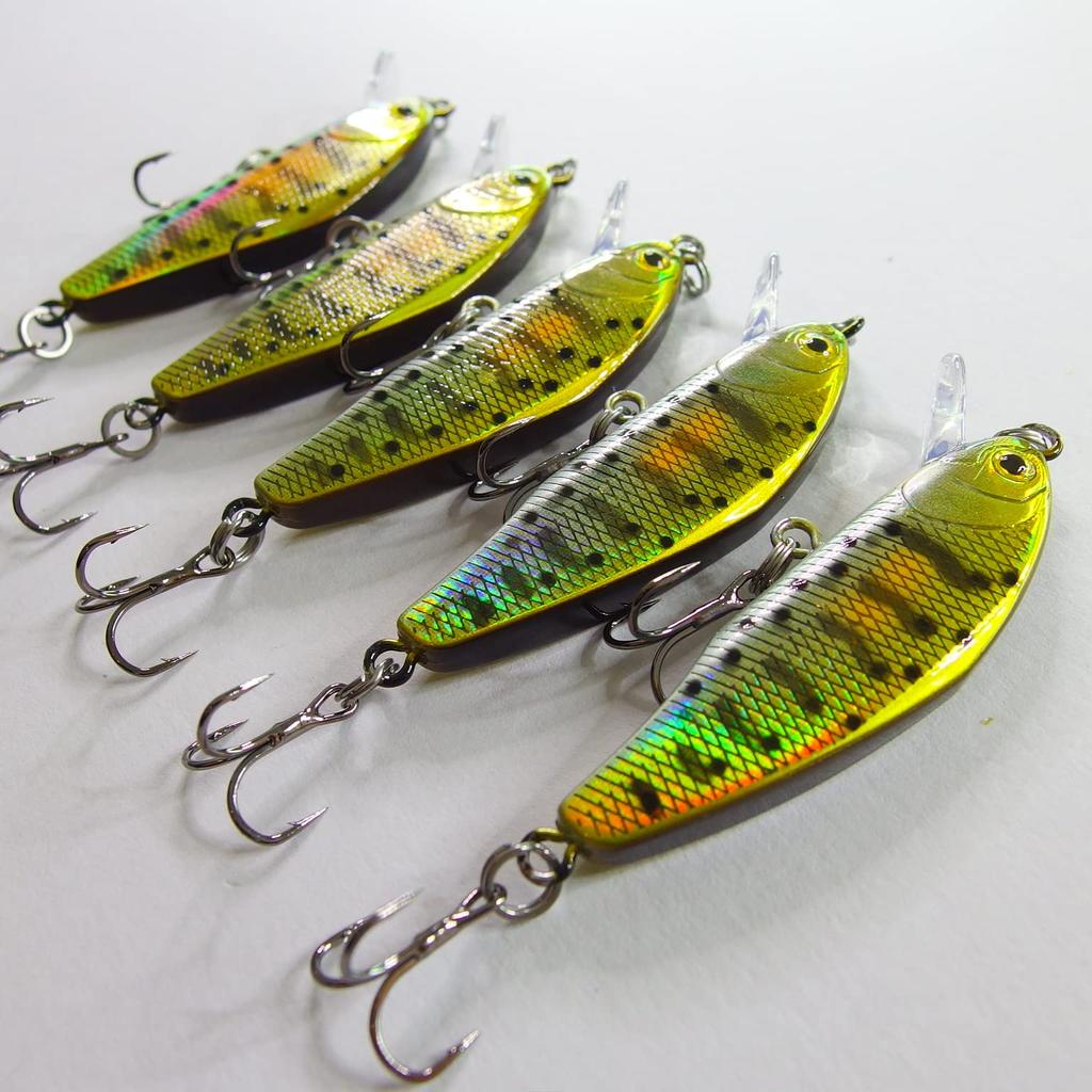 Momo Lure Mountain Stream Trout Lure Heavy Sinking Minnow D Flat 44 мм Модель с вольфрамом Для контакта с Yamame Set package [Momo Lure] 4.3 г