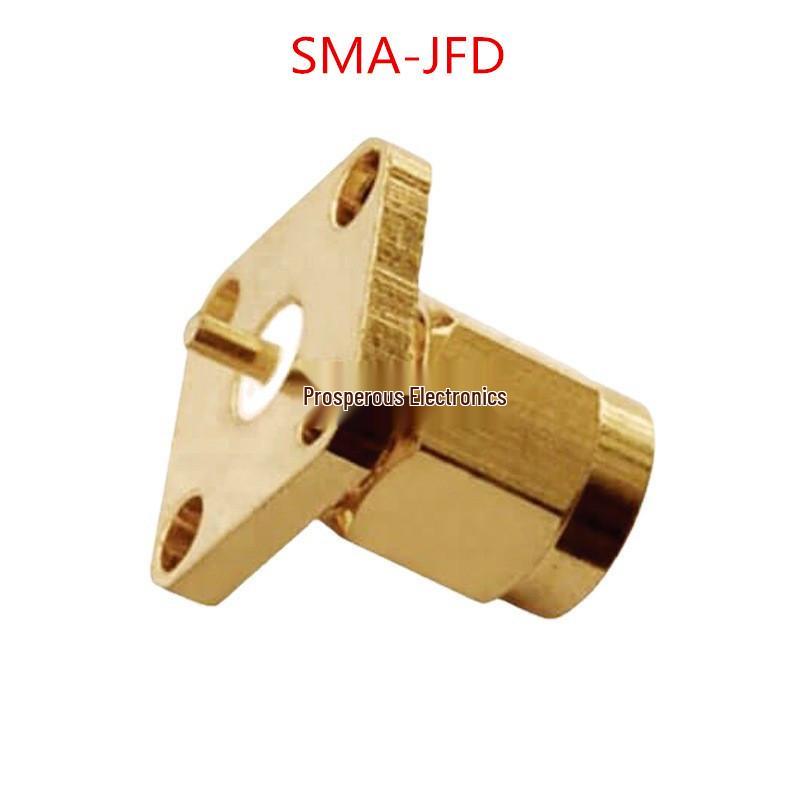 SMA-JFD4 Квадратная панель с фланцевым креплением на четыре отверстия, гнездо с разъемом SMA-male