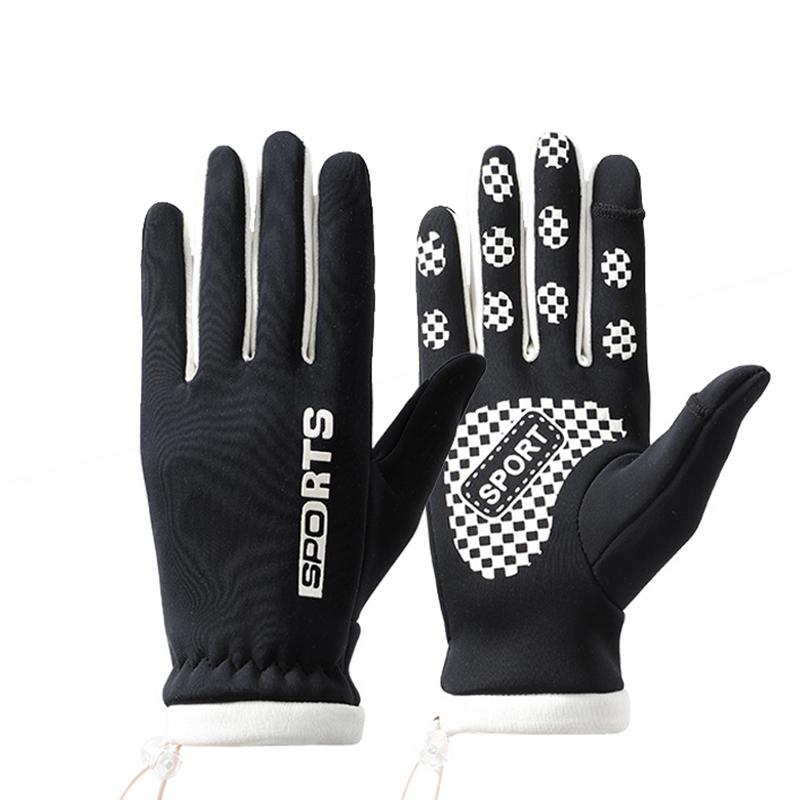 1 пара женских зимних перчаток, модные удобные ветрозащитные перчатки с сенсорным экраном для занятий спортом на открытом воздухе