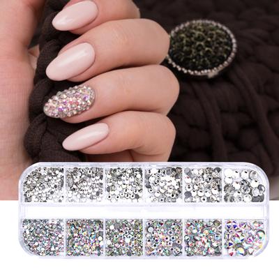 Nail Art Легкий в использовании набор для ногтей со стразами из смолы и кристаллами для ежедневного использования