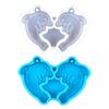 Dolphin Silicone Resin Mold,Valentines Epoxy Casting Mold for DIY Crafts Pendant Jewelry Making Keychain Silicone Mold