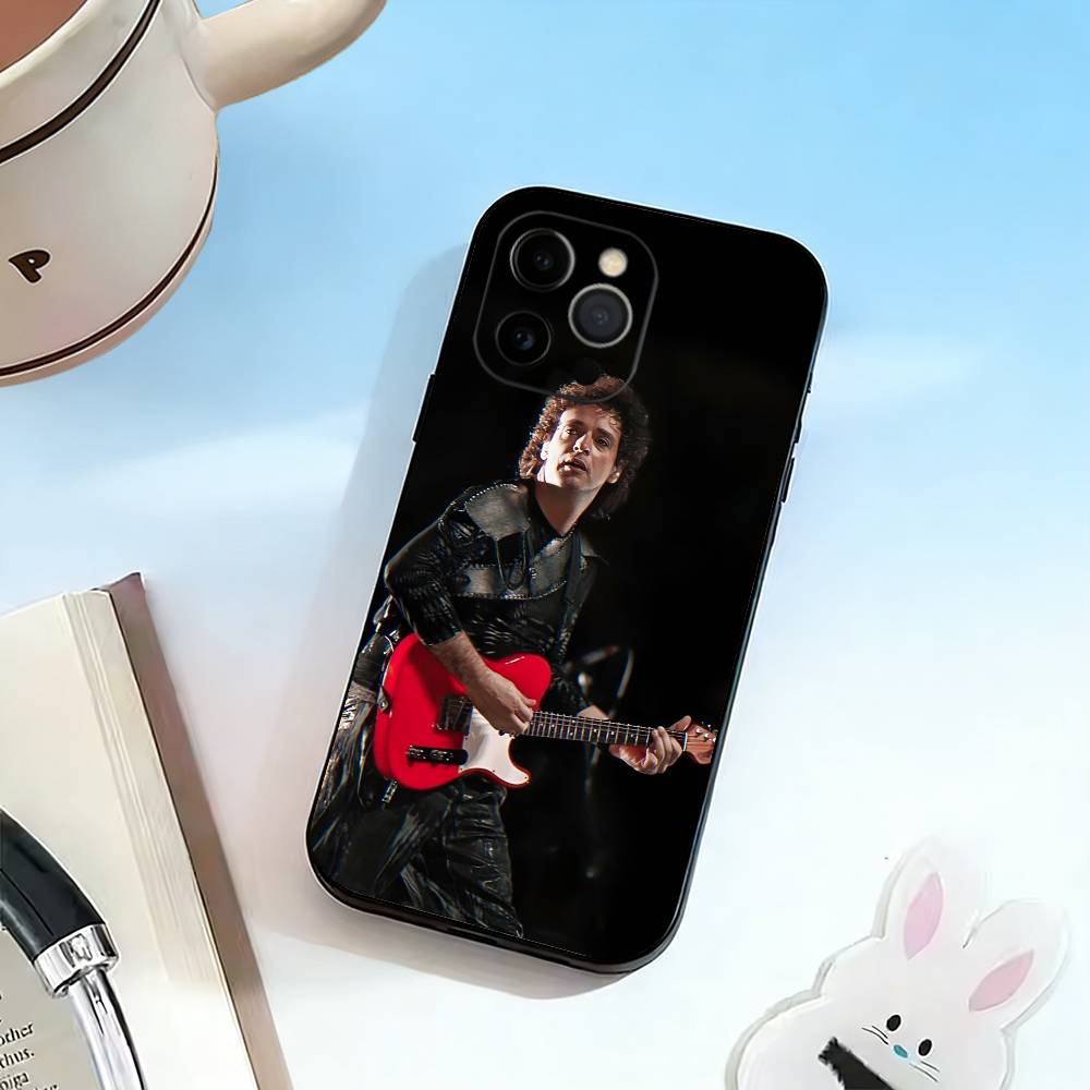Чехол для телефона S-Singer Gustavo Cerati для iPhone 17, 16, 15, 14, 13, 12, 11 Plus, Pro Max, Другие Мягкий Черный Чехол