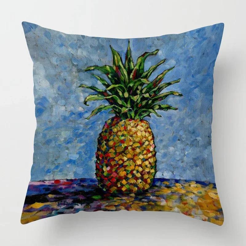 Скандинавская осенняя домашняя декорация Наволочка для подушки-пледа Чехол для подушки на диван Эстетика гостиной в гавайском стиле