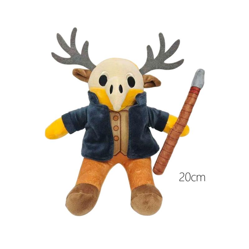 New 99 Nights in The Forest Plush toy Deer Soft Stuffed Animal Toy Cute Anime Game Peripherals Christmas Birthday Gift