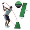 Зеленый Прочный Коврик для Ударов по Гольфу, Сверхпрочное Тренировочное Оборудование для Практики Свинга и Чиппинга в Помещении/на Открытом Воздухе на Заднем Дворе