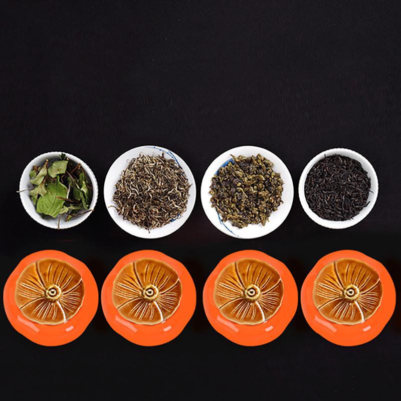 Креативный чайник с хурмой, высокое качество, бытовой керамический резервуар для хранения специй, чайные банки, контейнер для приправ