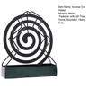 Yousheng Metal Incense Coil Holder with Ash Catcher Tray Cat Ear Pine Tree Repellent Spiral Incense Hanger Stand Portable Incense Burner Decoration