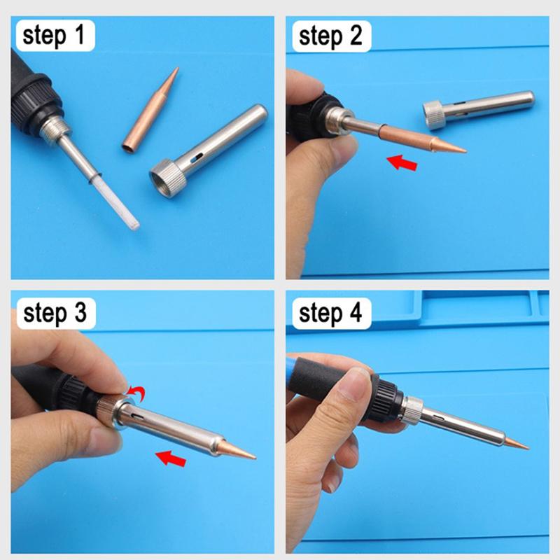 Soldering Tip Pure Copper Inner Core Electric Iron Head 900M Series Solder Tips
