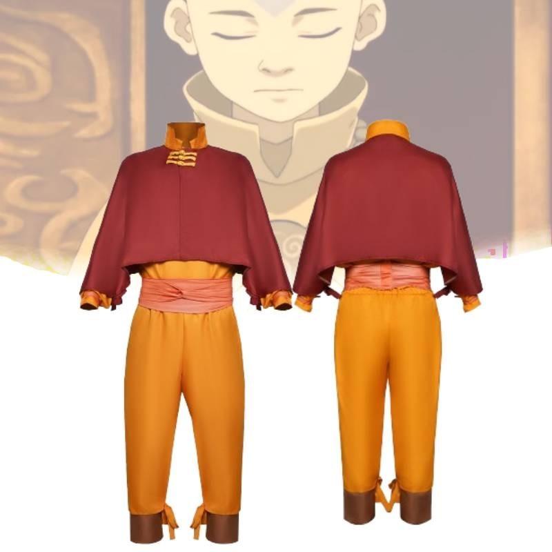 Deluxe The Last Airbender Cosplay Outfit With Soft Spandex Material For All Genders