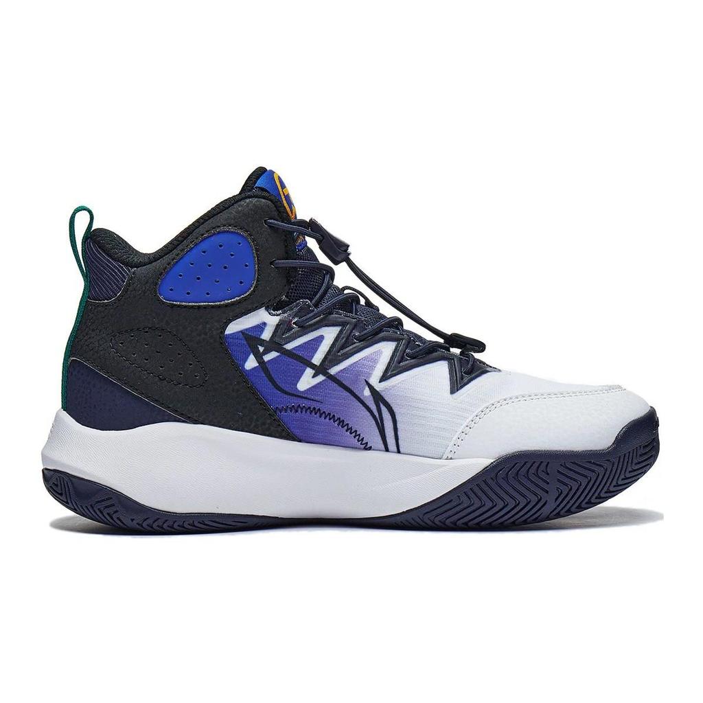 Баскетбольные кроссовки Li Ning Primary 3.0 V2 High-Top Детские кроссовки Черный Белый Синий YKBT074-7