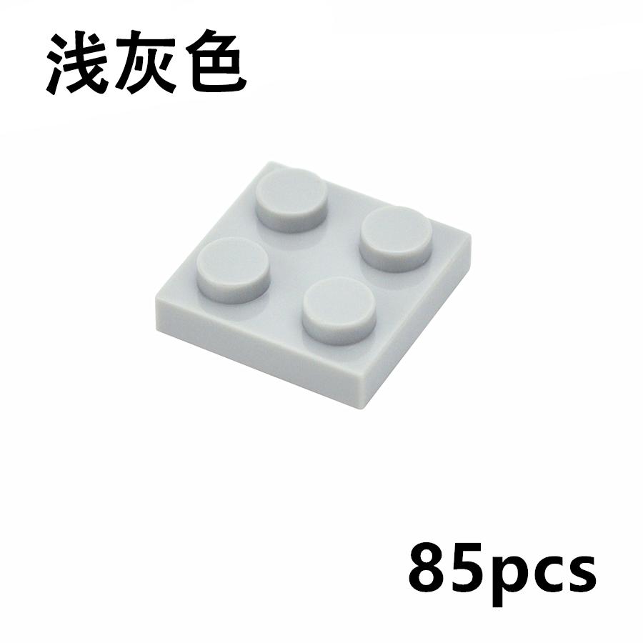 85 шт. Модули для сборки Moc, Тонкие пластины-фигурки, Кирпичики 2x2 точки, Образовательный инструмент, Творческая игра, Спецификация размера, Совместимо с, Включая 3022 Classic