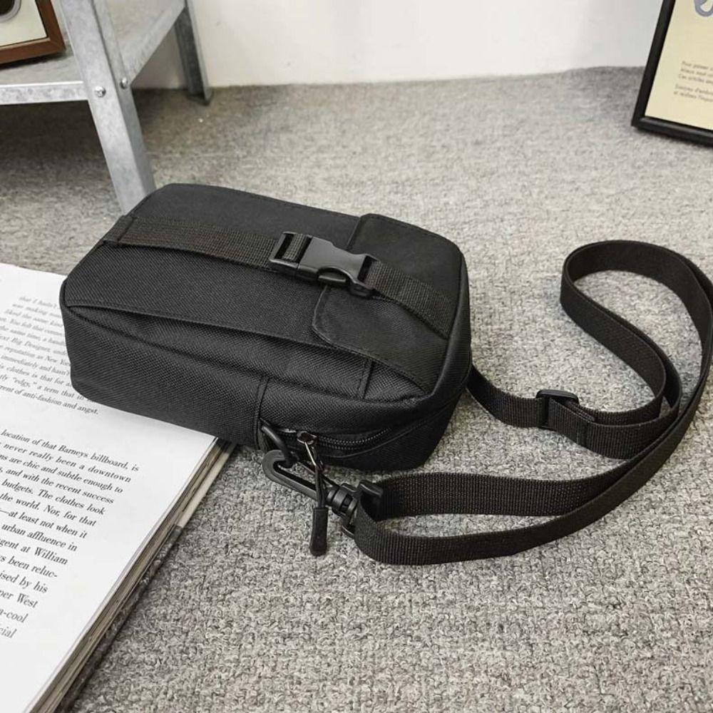 Большая вместительная мужская сумка-мессенджер, многослойная ретро-квадратная сумка, холщовая сумка на плечо, уличная одежда