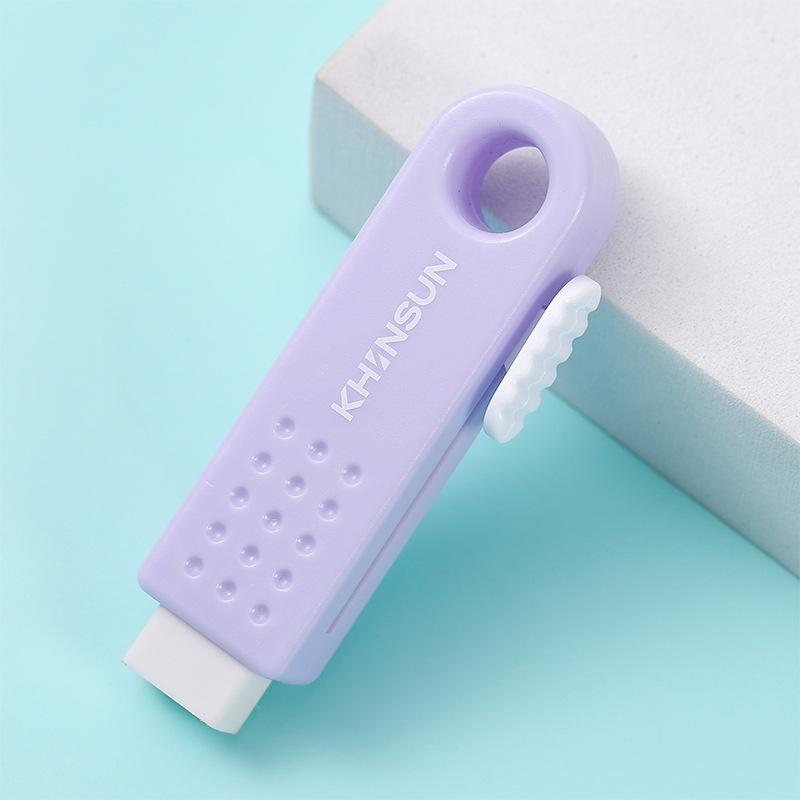 1 шт., цветной ластик Macaron, движущаяся структура, TPR материал, чистящие корректирующие инструменты без пыли, офисная школа