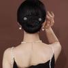 Stunning Rhinestone Hair Twist Clip Curler For Elegant Hair Bun Making Stylish Hair Styling Accessories For Women Daily Use Decorative