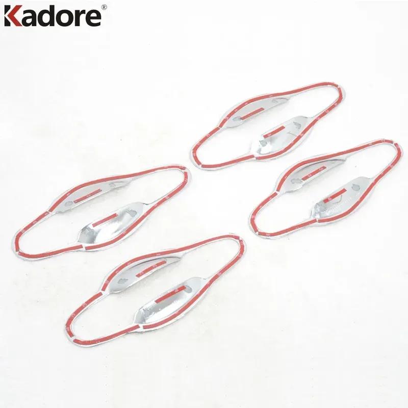 For Toyota RAV4 RAV 4 2013 2014 2015 Chrome Car Side Door Handle Cup Bowl Cover Trim Accessories
