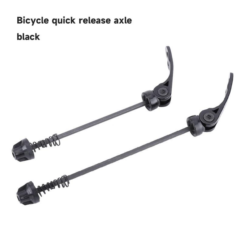 2 Pcs High-Strength Bicycles Wheel Axles Set Bike Quick Release Axles Skewers Lever Mountain Road Bike Wheel Hub Skewers