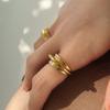 Oepe THREE LAYER RING (Gold)
