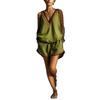2026 Cross-border Europe, America, Amazon Independent Station New Summer Loose Fashion Casual V-Neck Vest Shorts Two Pieces