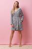 L&L 7119 ZPPR M-XL Bathrobe for Women L&L